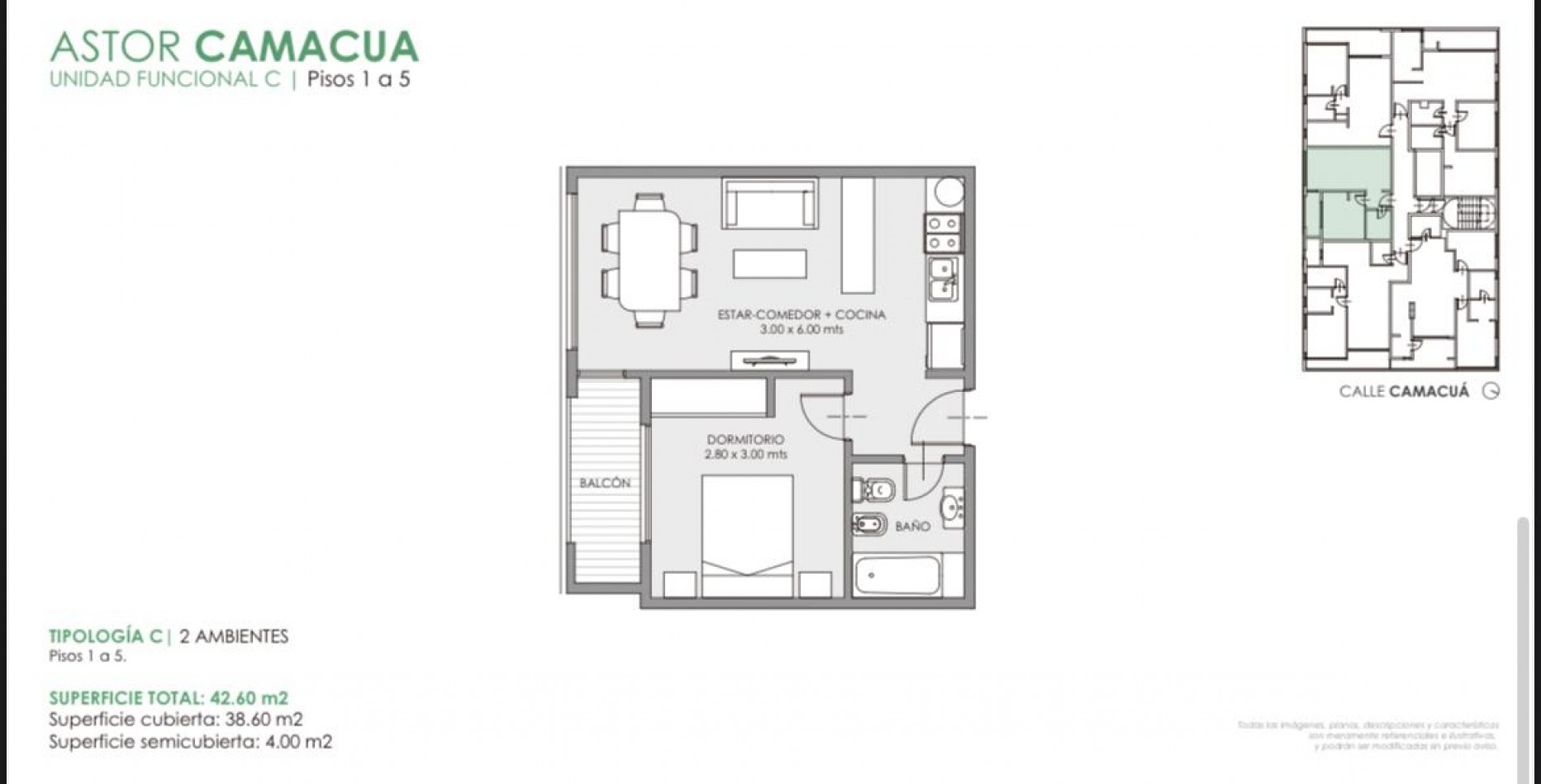 venta 2 ambientes de pozo| Ituzaingo norte
