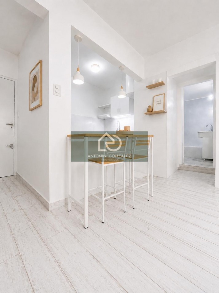 Departamento 2 Ambientes al Frente en Escalada 120 | Balcon Propio | Terraza y Laundry